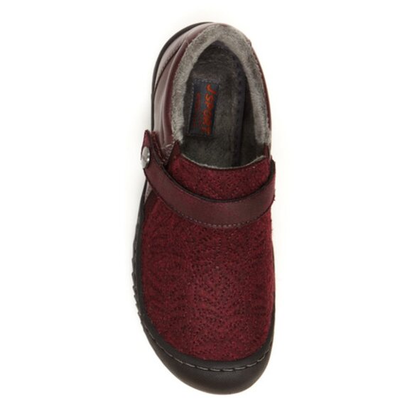 JBU by Jambu - Blair Blakely Slip-On Flat Shoes Mocs | Size 8 | Wine Red Berry - Picture 4 of 14
